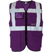 Korntex KX802 Executive Multifunctional Safety Vest Berlin - Paars