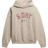 Superdry Sweatshirt 'Athletic Essentials' beige / bourgogne