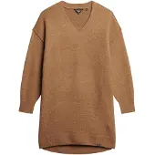 Superdry V Jumper Korte Jurk Met Lange Mouwen