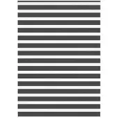vidaXL Zebra rolgordijn 155x200 cm stofbreedte 150,9 cm zwart