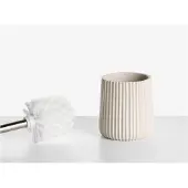 Beliani POZUZO - Badkameraccessoireset - Beige - Polyresin