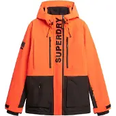 Superdry Sportjas 'Ultimate Freestyle' oranje / zwart