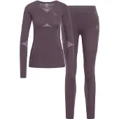 Odlo Fundamentals Performance Warm Basislaag Set Grijs XS Vrouw