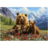 Educa - Puzzel - Grizzlyberen Canada - 1000 stukjes - Legpuzzel
