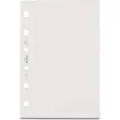 Filofax - vulling pocket - blanco notitiepapier - wit