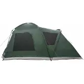 vidaXL Huisje Tent 8-persoons Legergroen Polyester en Staal