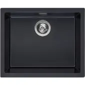 Reginox Amsterdam 50 spoelbak opbouw, onderbouw Pure black R34644
