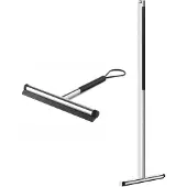 Zack Jaz glas- en vloerwisser set 2-delig rvs gepolijst
