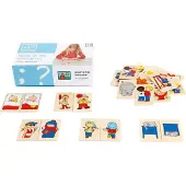 Toys for Life 'Wat is het tegenovergesteld?' - Tegengestelde vormen leren - Educatief speelgoed - Houten speelgoed - Sensorisch speelgoed - Spelend leren - Eduactief speelgoed 3 tot 6 jaar