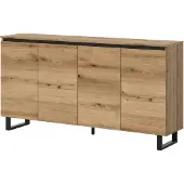 Xonox Tomasa dressoir 4 deuren eiken decor.
