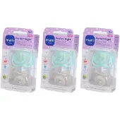 Mam Perfect Night Fopspeen Silicone Unisex 16m+ 3x2 St Fopspeen