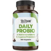 Arigato Distribution GmbH Daily Probio Darm Capsules (180 capsules = 6 maanden) 20 melkzuurbacteriestammen, maagzuurresistent 1x180 St