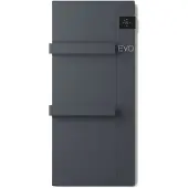 Sapho Onsen Evo elektrische badkamerradiator 1000W 40x90cm antraciet