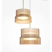 Maytoni Hanglamp Scala, dimbaar, bruin / roest, Woon-/ Eetkamer, Glas, Modern, hanglamp