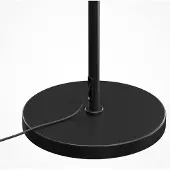 Maytoni Vloerlamp Dallas, dimbaar, zwart, Woon-/ Eetkamer, Glas, Modern, vloerlamp