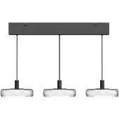 Maytoni Hanglamp FLOAT, dimbaar, helder / transparant, Woon-/ Eetkamer, Glas, Modern, hanglamp