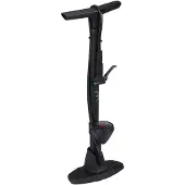 BBB Cycling AirWave Fietspomp met Drukmeter - Vloerpomp Racefiets en Mountainbike - Voetpomp Fiets 9 Bar - Zwart - BFP-20
