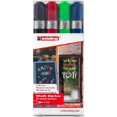 Edding Krijtstiften 4095, 2-3 mm, diverse kleuren, 4 stuks