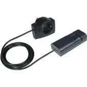 Ehmann 2120c0709 Snoerdimmer Geschikt voor lampen: LED-lamp, Spaarlamp, Halogeenlamp, Gloeilamp Zwart