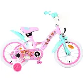Volare Paw Patrol Kinderfiets - Meisjes - 14 inch - Roze
