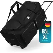 Monzana Reistas op Wielen Zwart 85L