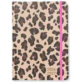 HEMA Schoolagenda 2026-2027 A5 panter (bruin)
