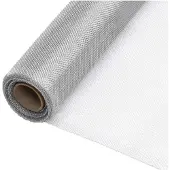 vidaXL Gaas 80x2000 cm aluminium zilverkleurig