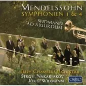 Ginza.se Irish Chamber Orchestra, Jörg Widmann, Sergei Nakariakov - Mendelssohn: Mendelssohn Symphonien 1 & 4 | Widmann Ad Absurdum (CD)