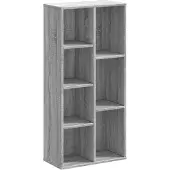 vidaXL Boekenkast 50x25x105 cm bewerkt hout grijs sonoma eikenkleurig