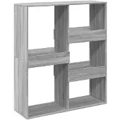 vidaXL Boekenkast / kamerscherm 100x33x115 cm grijs sonoma eikenkleur
