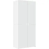 vidaXL Hoge kast 80x42,5x185 cm bewerkt hout wit