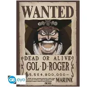 GB eye Poster One Piece - Wanted Gol ,D, Roger 61x91,5cm