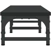 vidaXL Monitorstandaard 105x23x15,5 cm bewerkt hout zwart