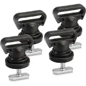 Semoic 4-delige set kajaktrack bevestigingsriemen voor accessoires