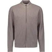 No-excess Gebreid vest donkerbeige