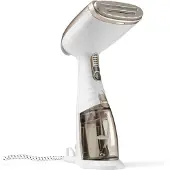 TIM. Stoomreinigerkleding-Stoomreiniger-Stoomreinigers-1560W-230ml-Kledingstomer-Wit/Champagne-9cmx6cmx14cm