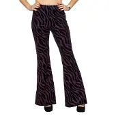 Coppens Party glitter broek velvet waves neon pink | Maat 46-48 |