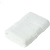 Homescapes Zero Twist crèmekleurige Supima katoenen badhanddoek