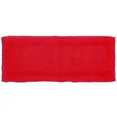 Homescapes badloper rood 40x100 cm gemaakt van 100% katoen
