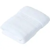 Homescapes Zero Twist Supima katoenen badhanddoek, wit