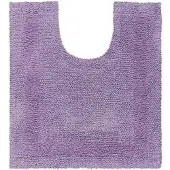 Homescapes toiletmat lila 50x55 cm gemaakt van 100% katoen