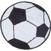 Homescapes kindertapijt voetbal 100% katoen