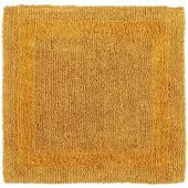 Homescapes douchemat mosterdgeel 50x50 cm gemaakt van 100% katoen