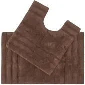 Homescapes badmattenset 2 stuks Spa Surpreme bruin