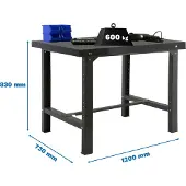 Simon Rack Simonwork (bancos De Trabajo) Bt6 Werkbank 830x1200x730 Mm