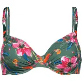 LASCANA Bikinitop olijfgroen / oranje / pink