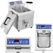Royal Catering Frituurpan - Friteuse - Frietpan - Inductie - 1 x 10 L