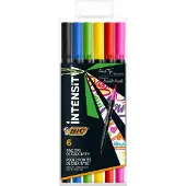 BIC Feutres d'écriture intensity - Double pointe - 6 pcs