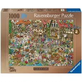 Ravensburger Ray's Comic Series - Time Travel 2 - Middle Ages - 1000 stukjes Legpuzzel