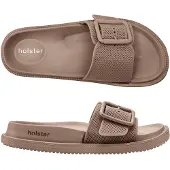 Holster Laze slippers vegan comfort podologisch goedgekeurd waterbestendig naturel